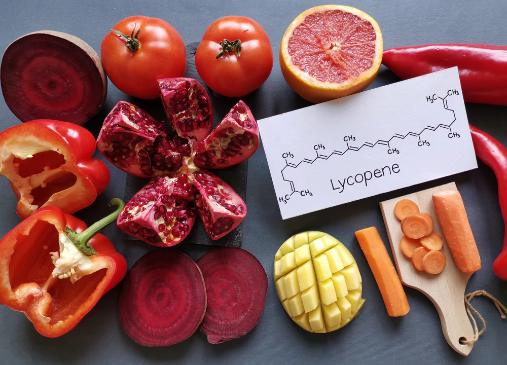 Which fruits and vegetables contain the most lycopene?